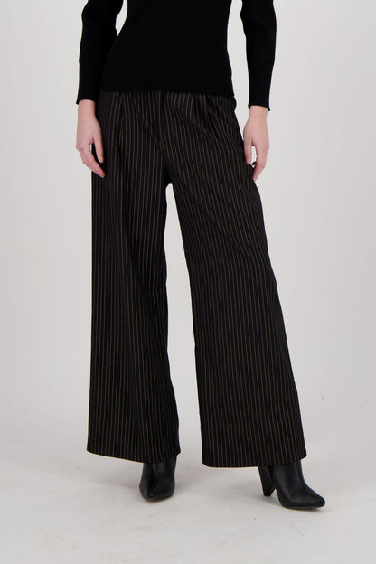 Pinstripe Wide Leg Pant