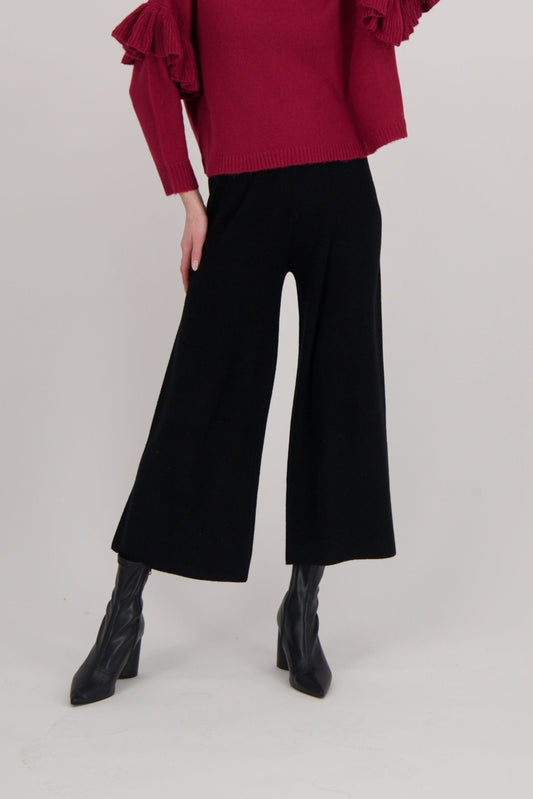 Wide Leg Knit Pant