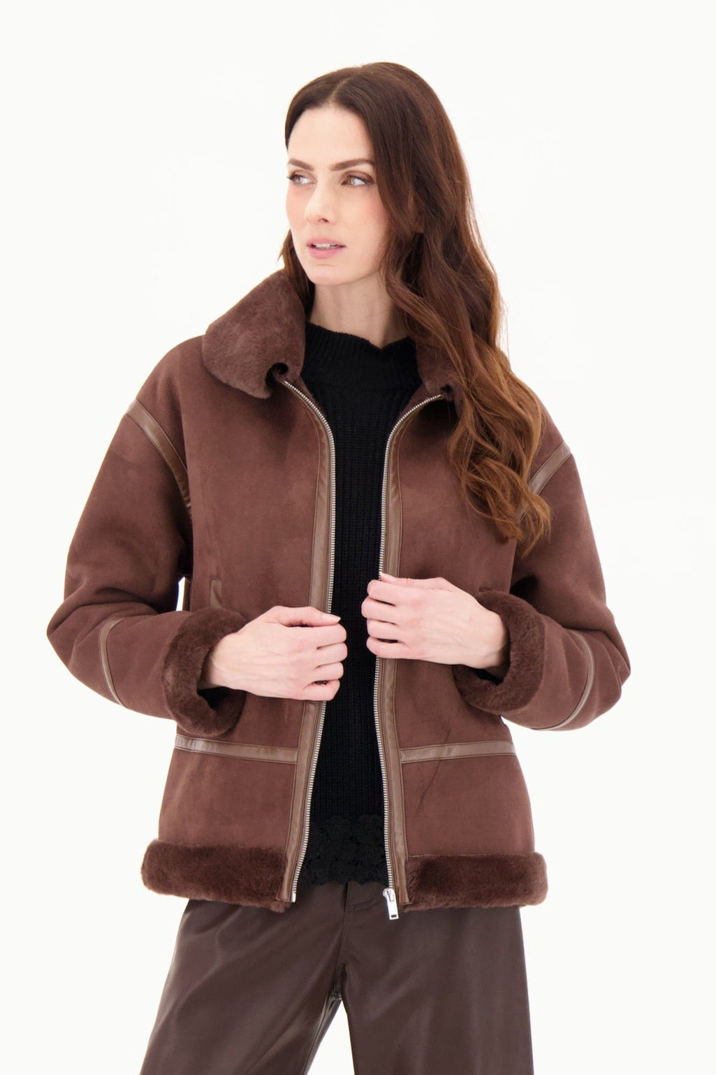 Faux Shearling Jacket