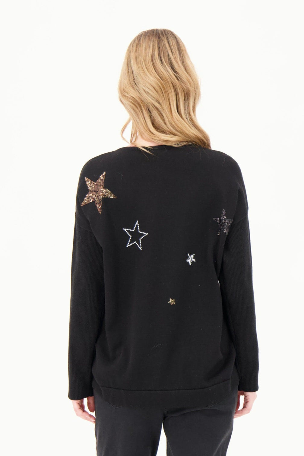 Sequin Star Sweater