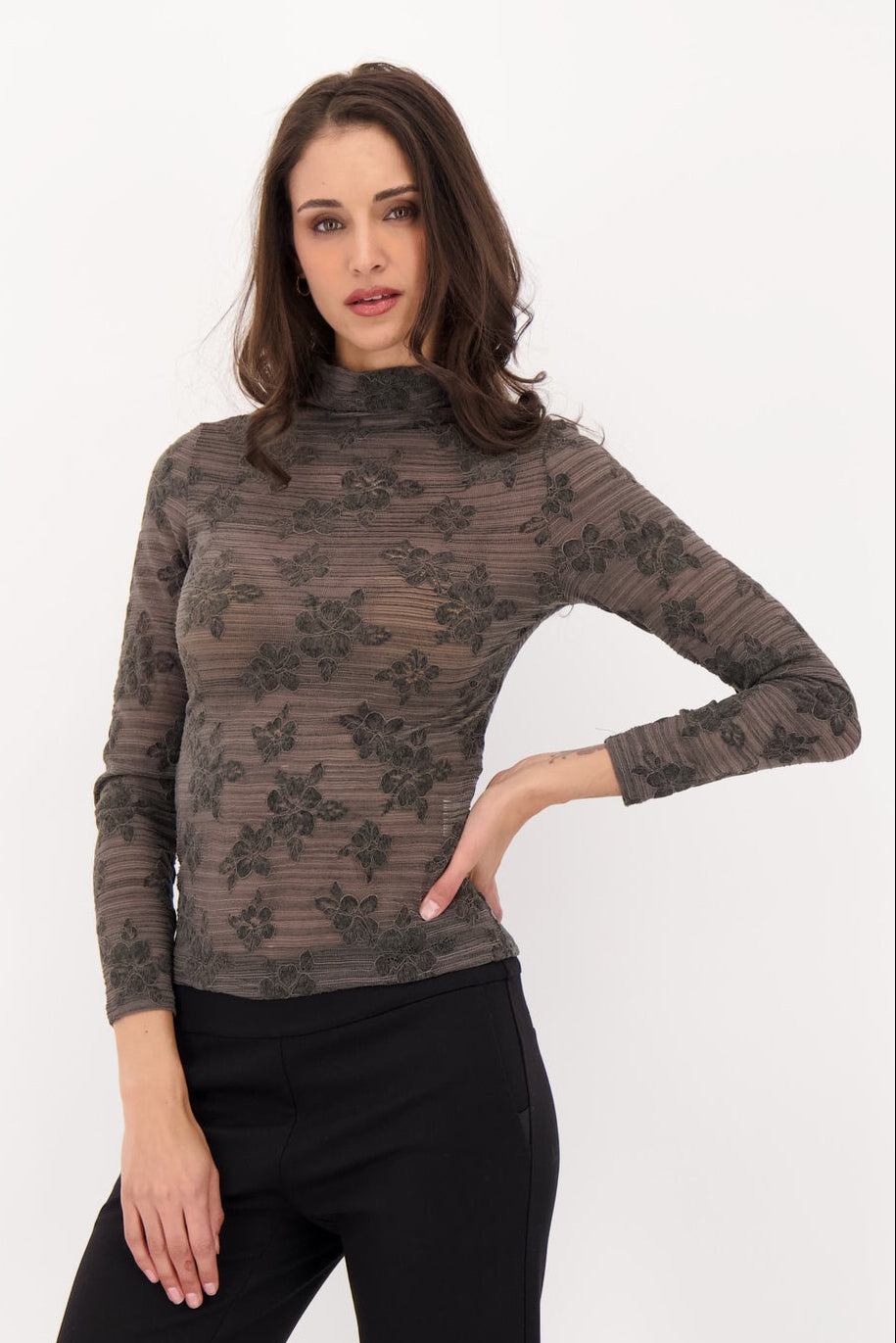 Mesh Laced Top