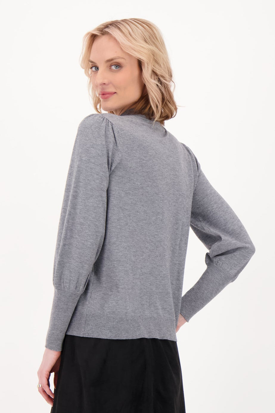 Embellished Side Neck Keyhole Sweater