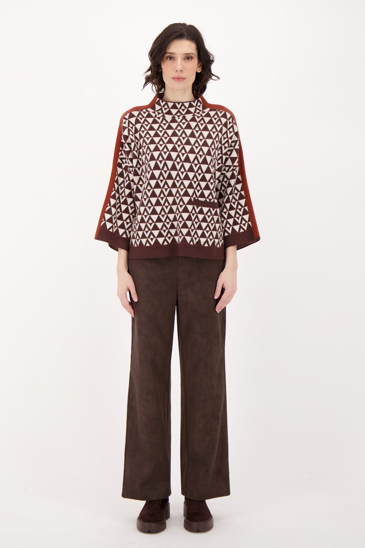 Brown Diamond Sweater