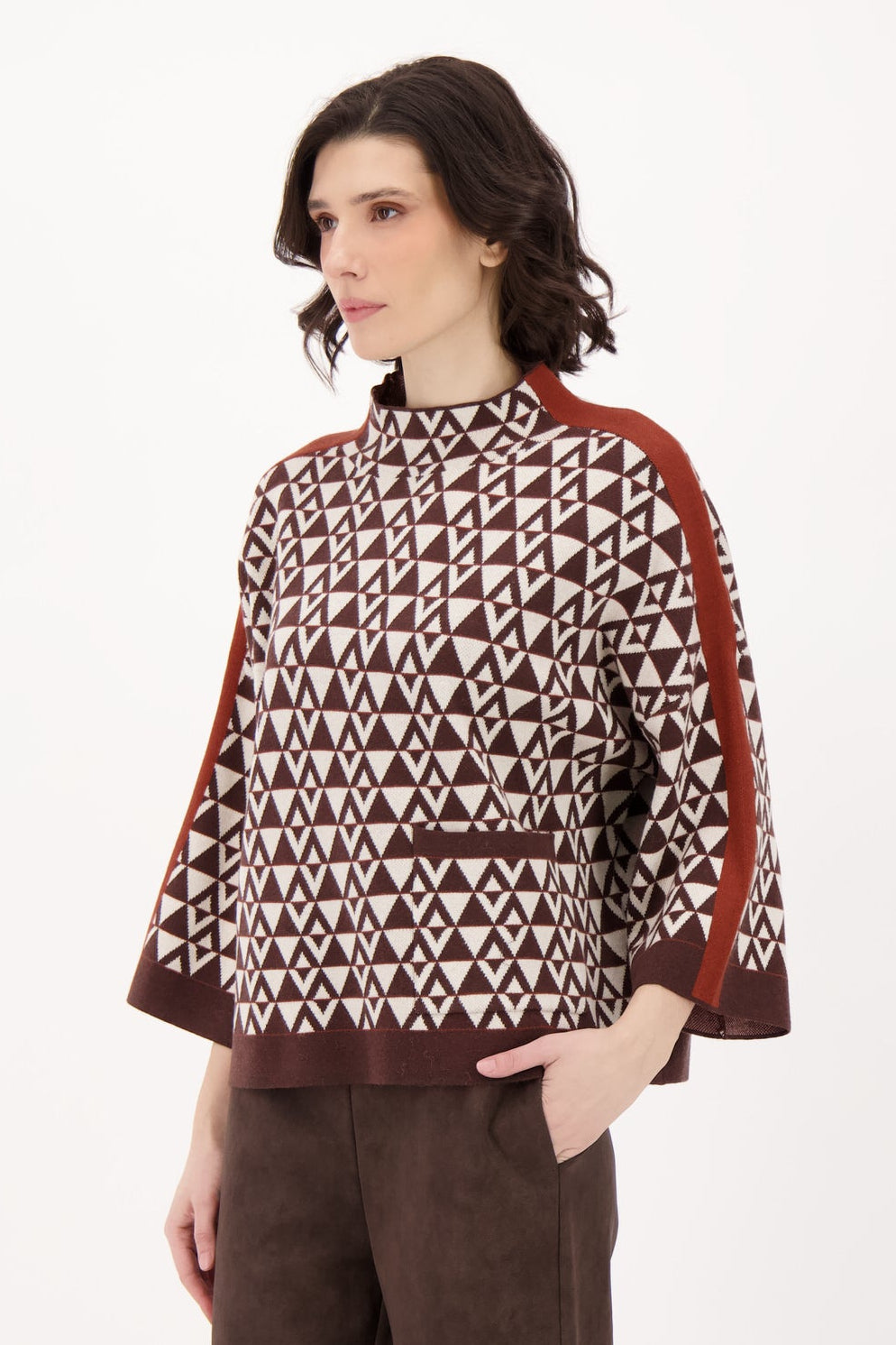Brown Diamond Sweater