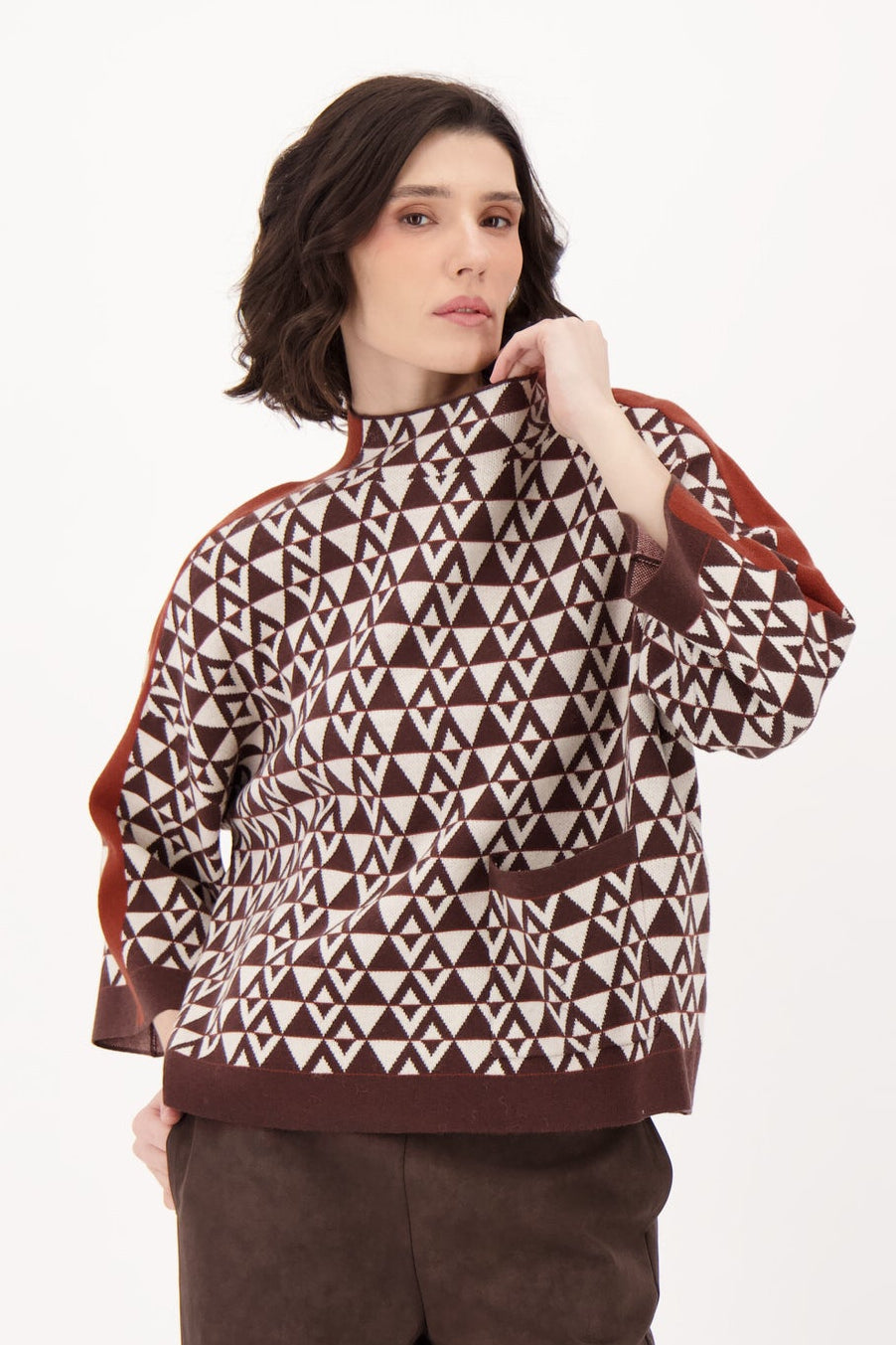 Brown Diamond Sweater
