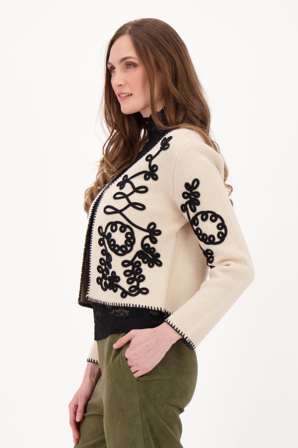 Soutache Embroidered Cardigan