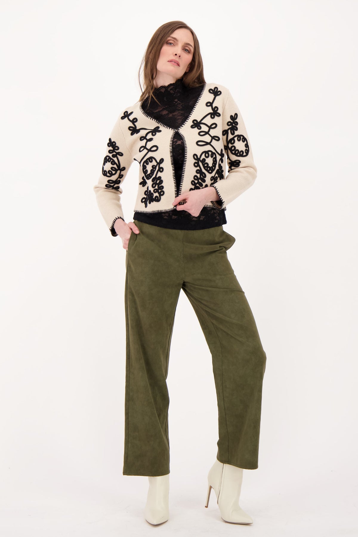 Soutache Embroidered Cardigan