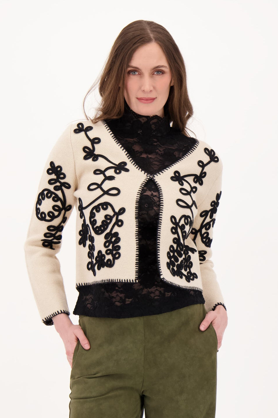 Soutache Embroidered Cardigan