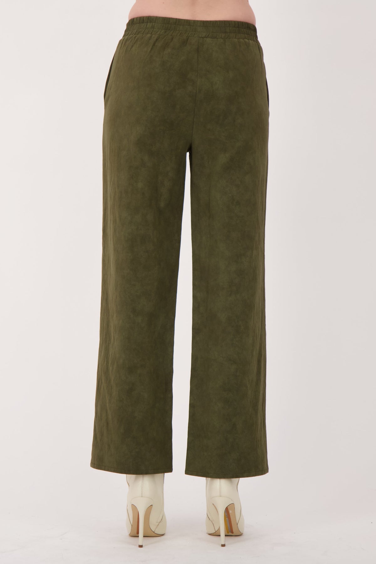 Vegan Nubuck Straight Leg Pant