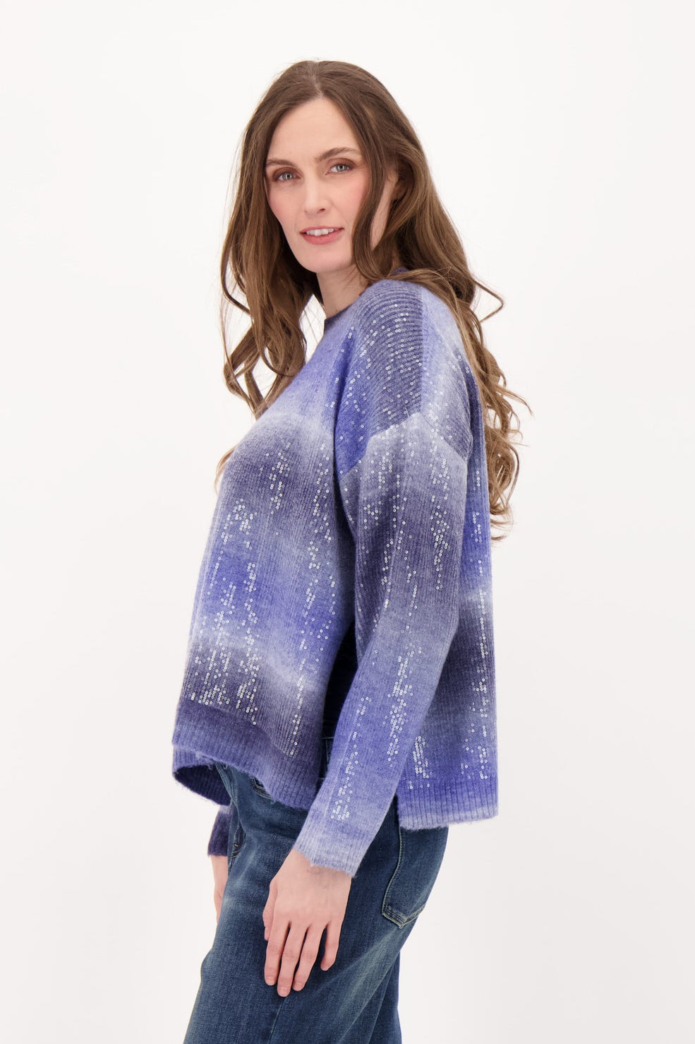 Crewneck Sequin Sweater