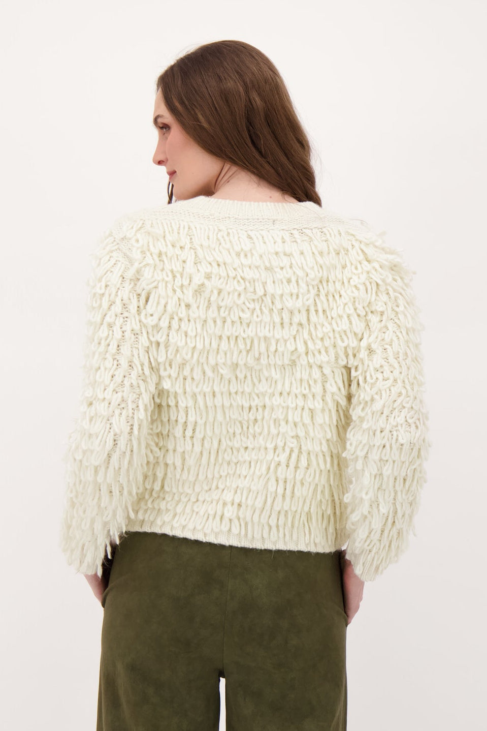 Button Up Loopy Sweater