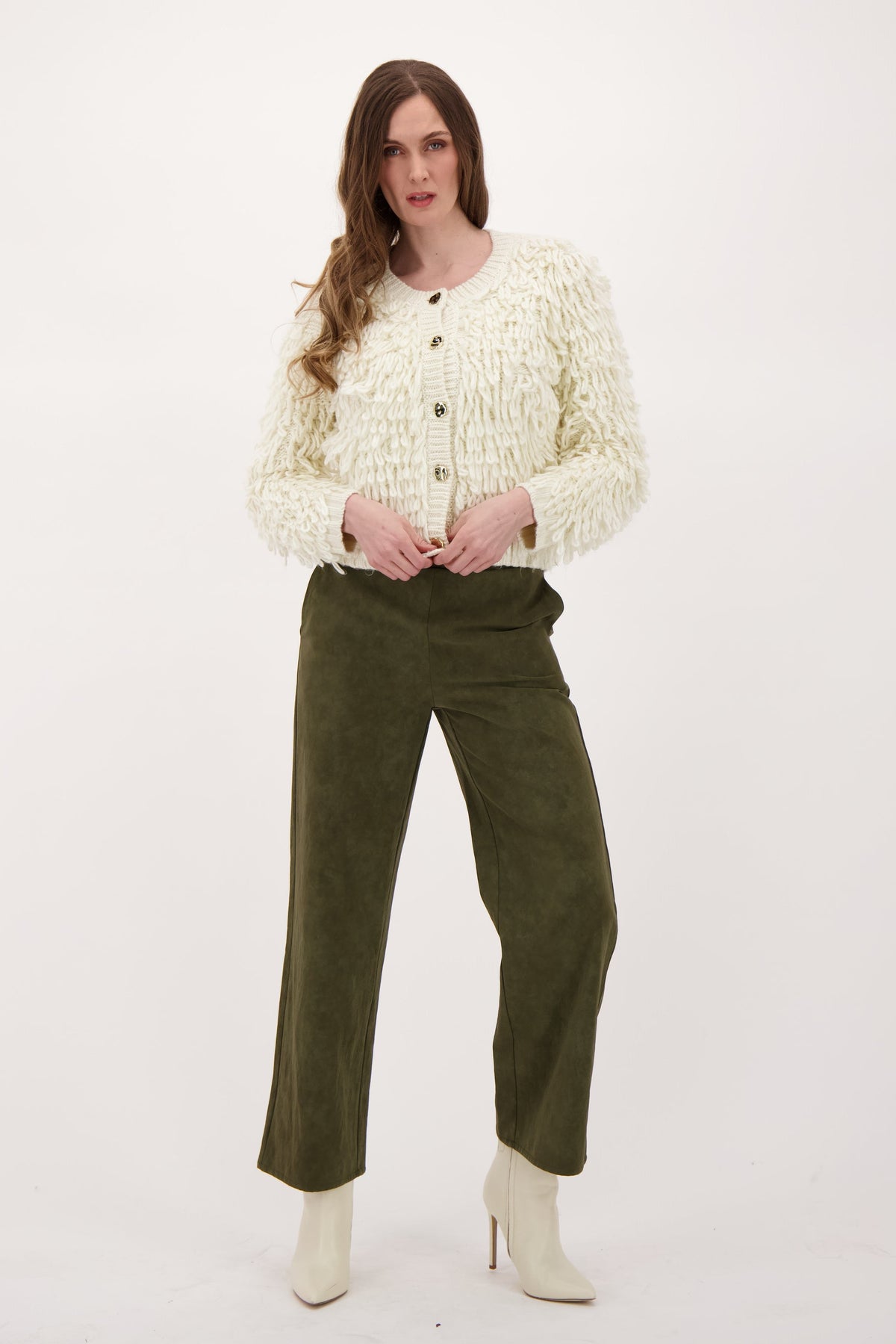 Button Up Loopy Sweater