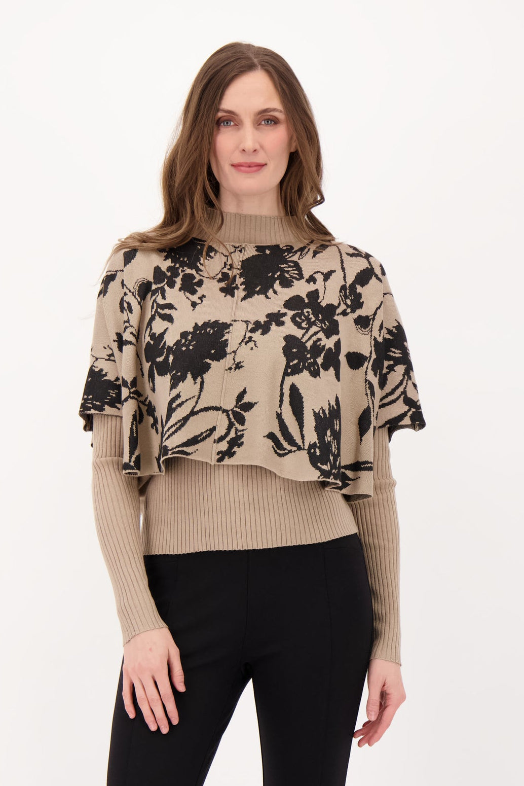 2 Piece Cape Sweater
