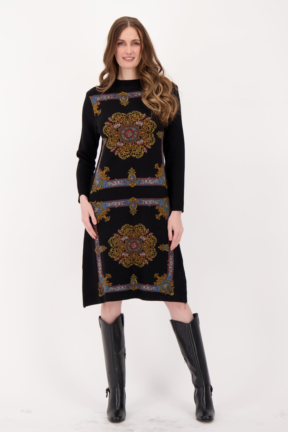 Engineered Printed Dress