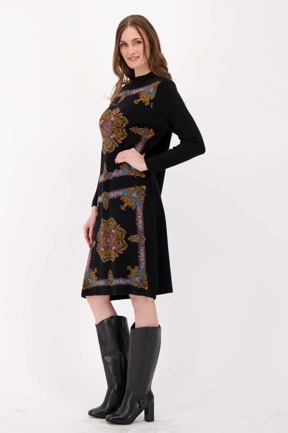 Engineered Printed Dress