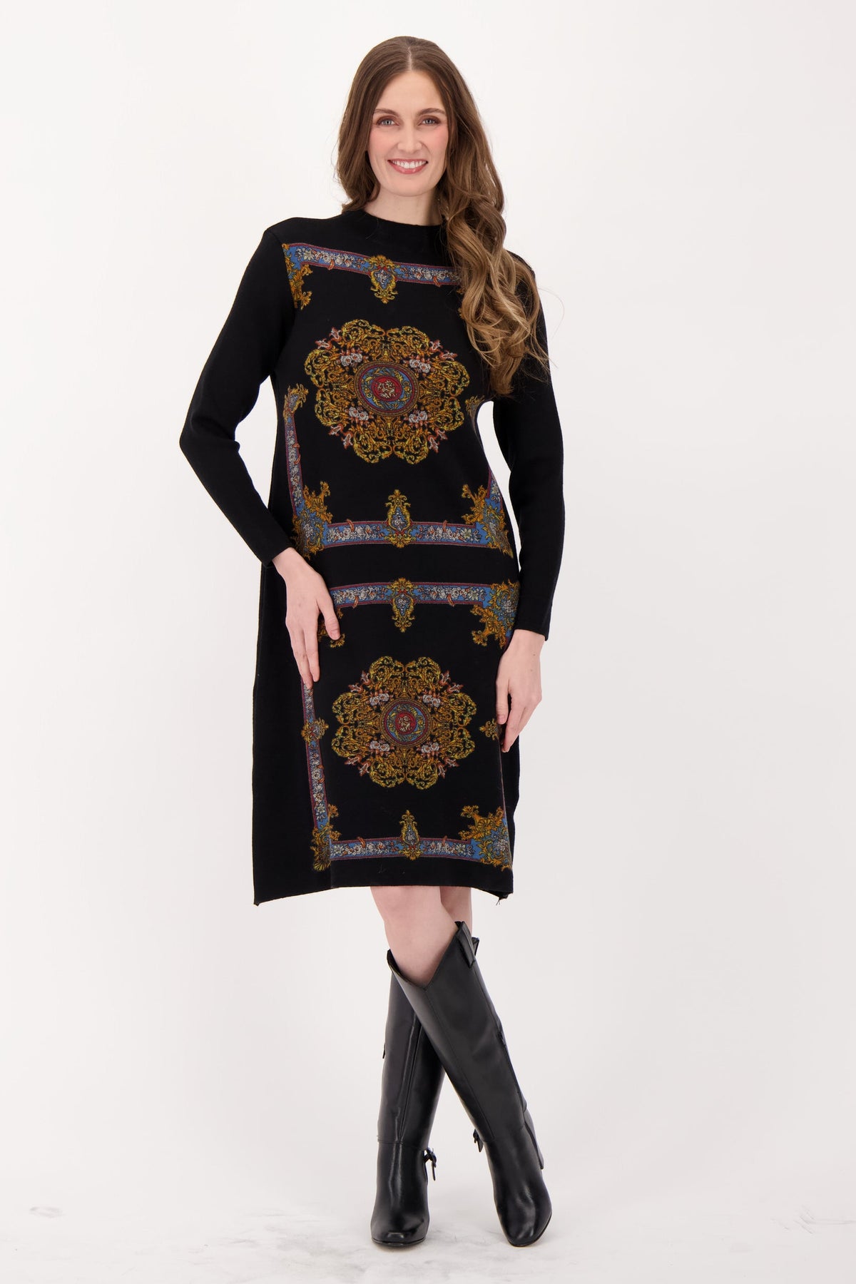 Engineered Printed Dress