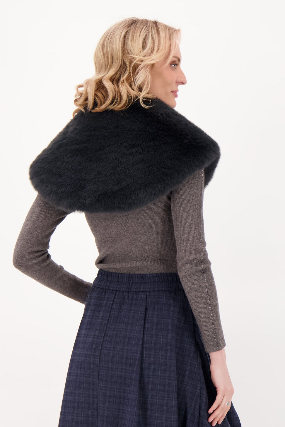 Cape Pom Pom Scarf