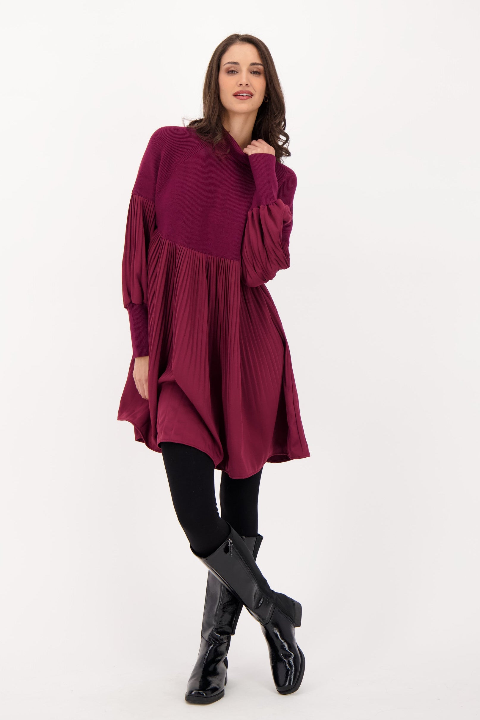 Sweater/Pleated Dress
