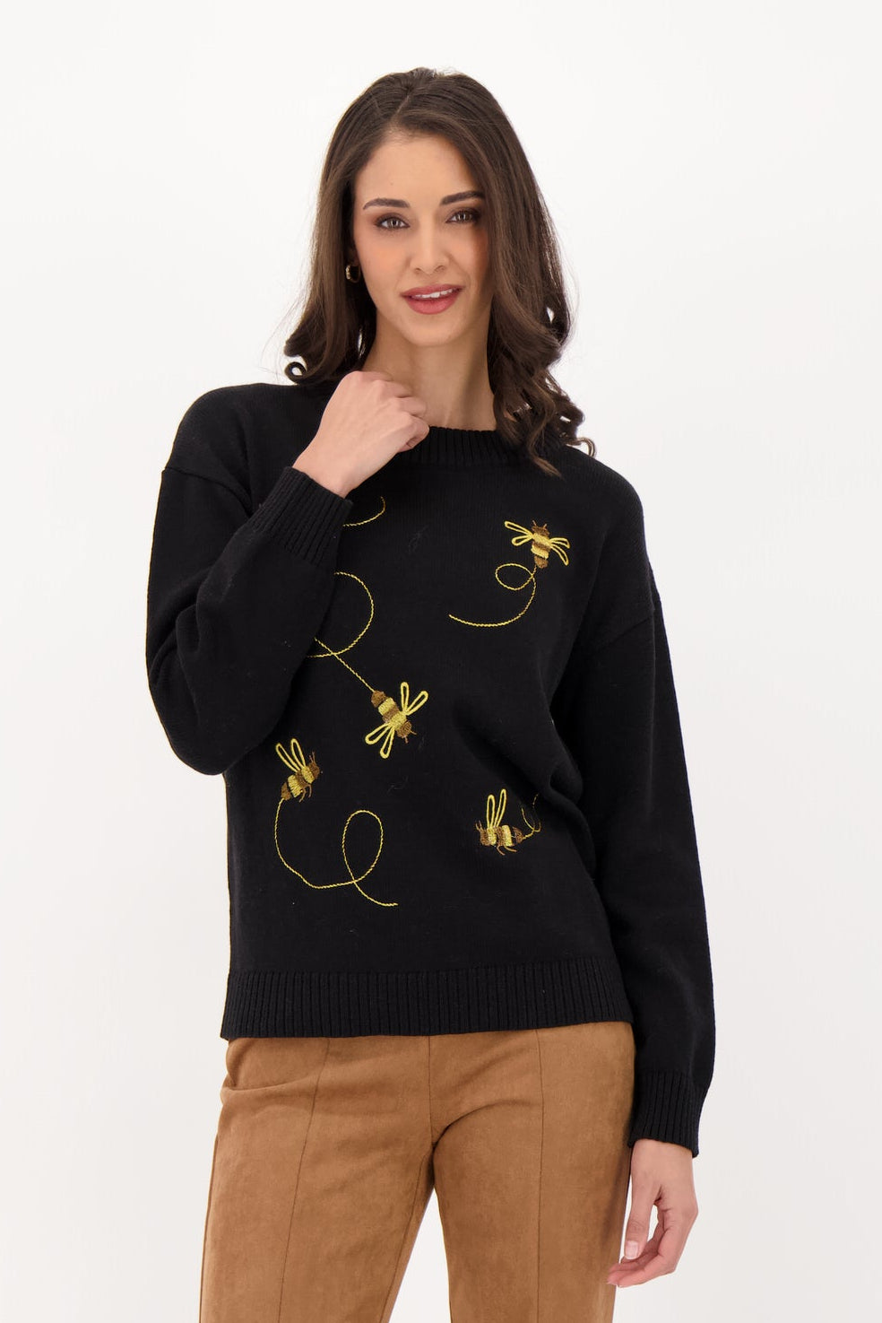 Embroidered Buzzing Bees
