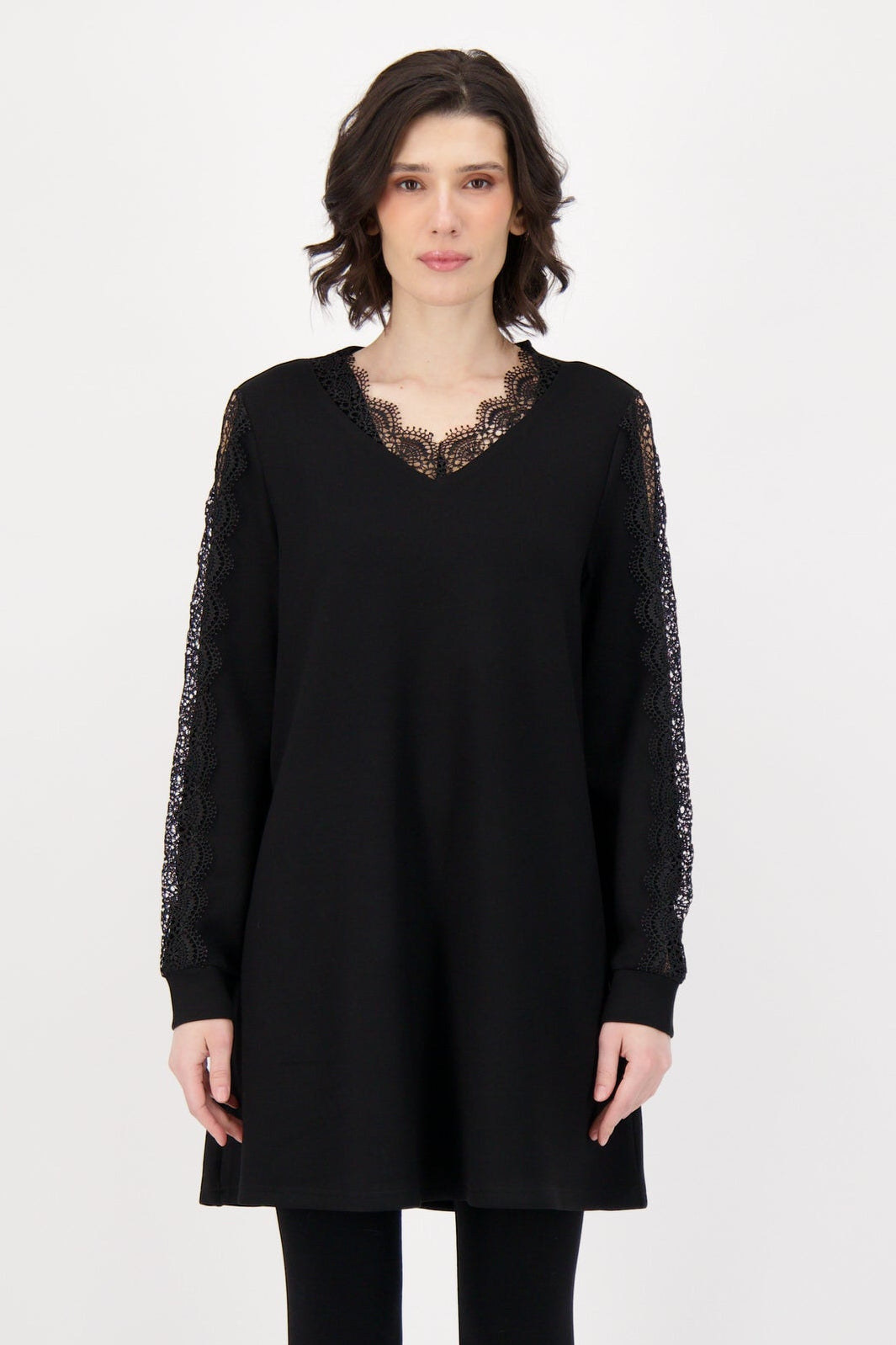 Lace Detail Tunic Dress