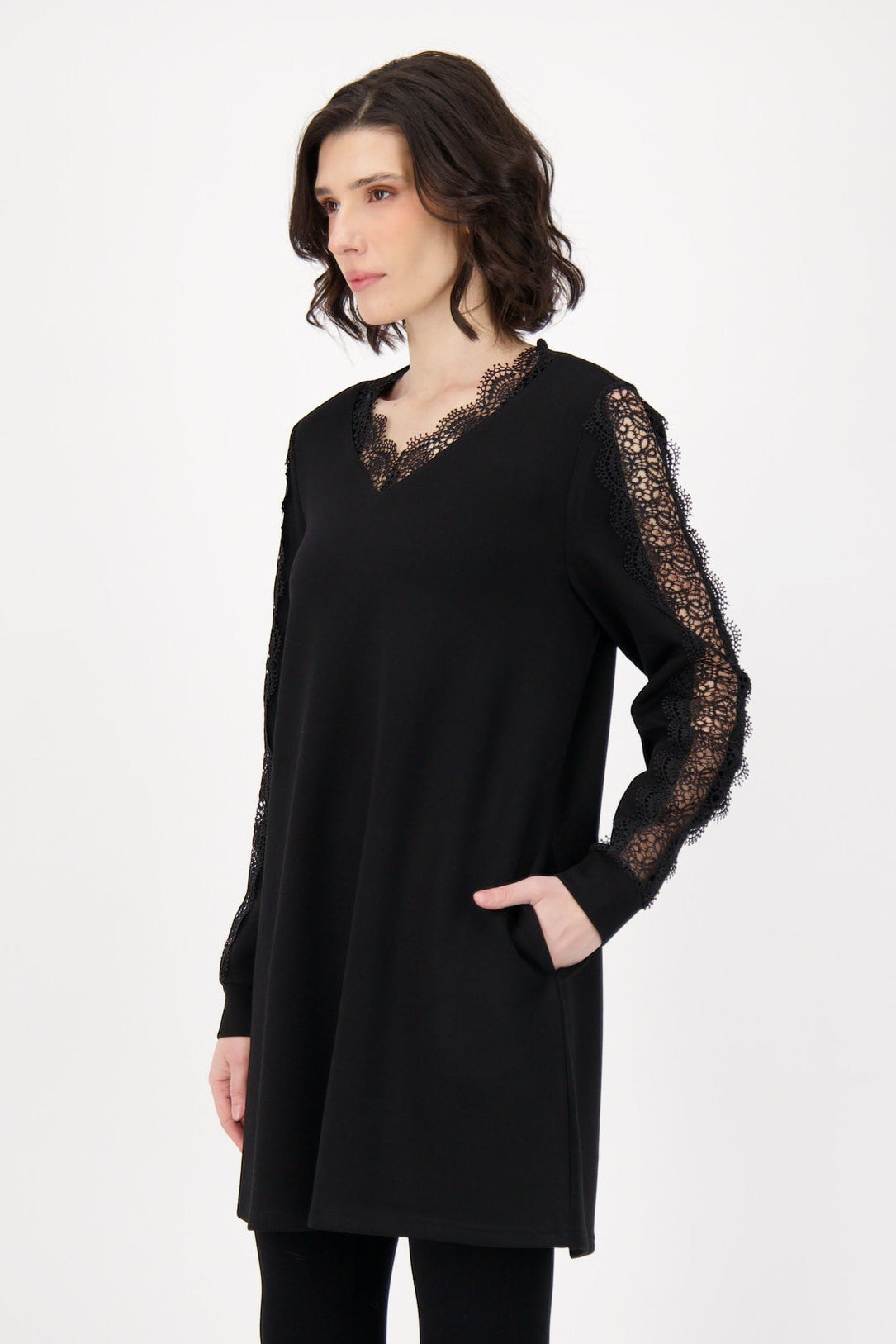 Lace Detail Tunic Dress