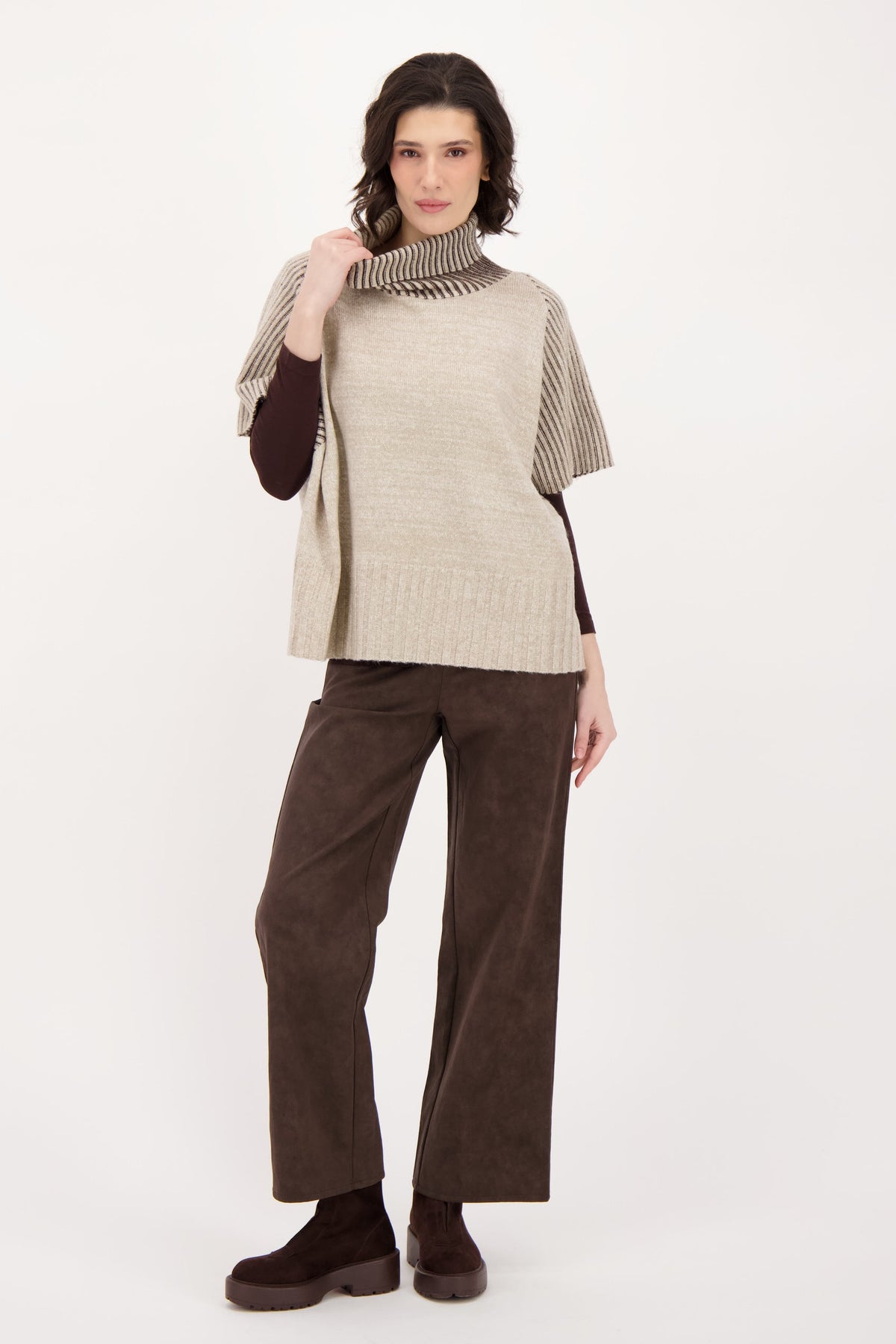 Vegan Nubuck Straight Leg Pant