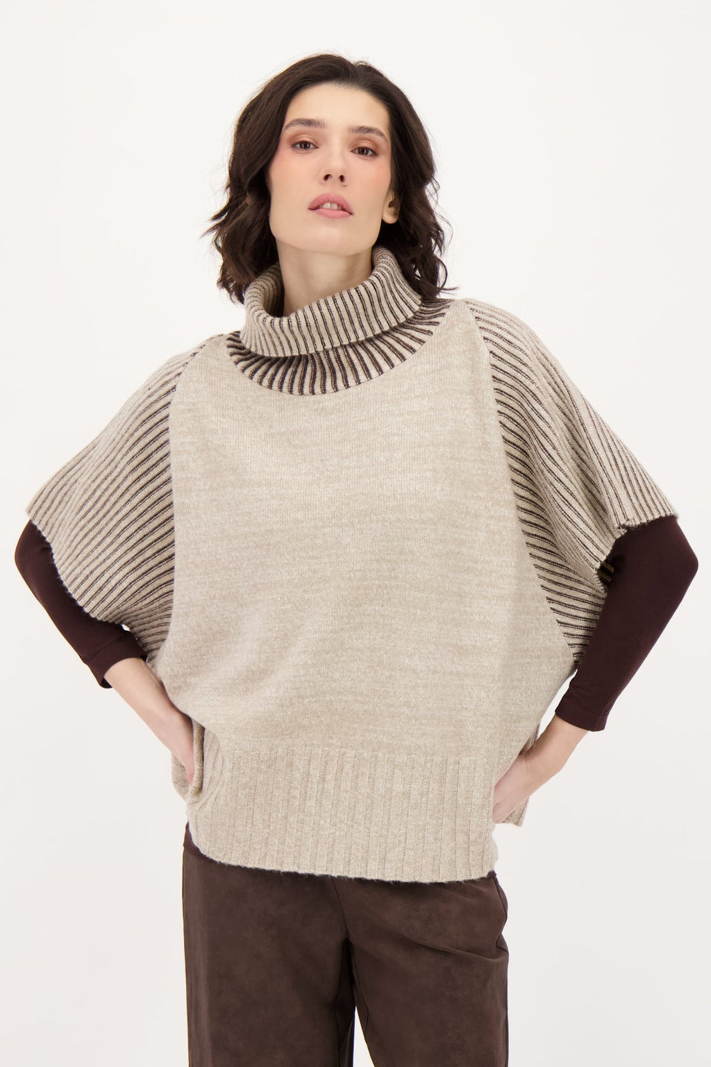 Turtle Neck Sweater Vest