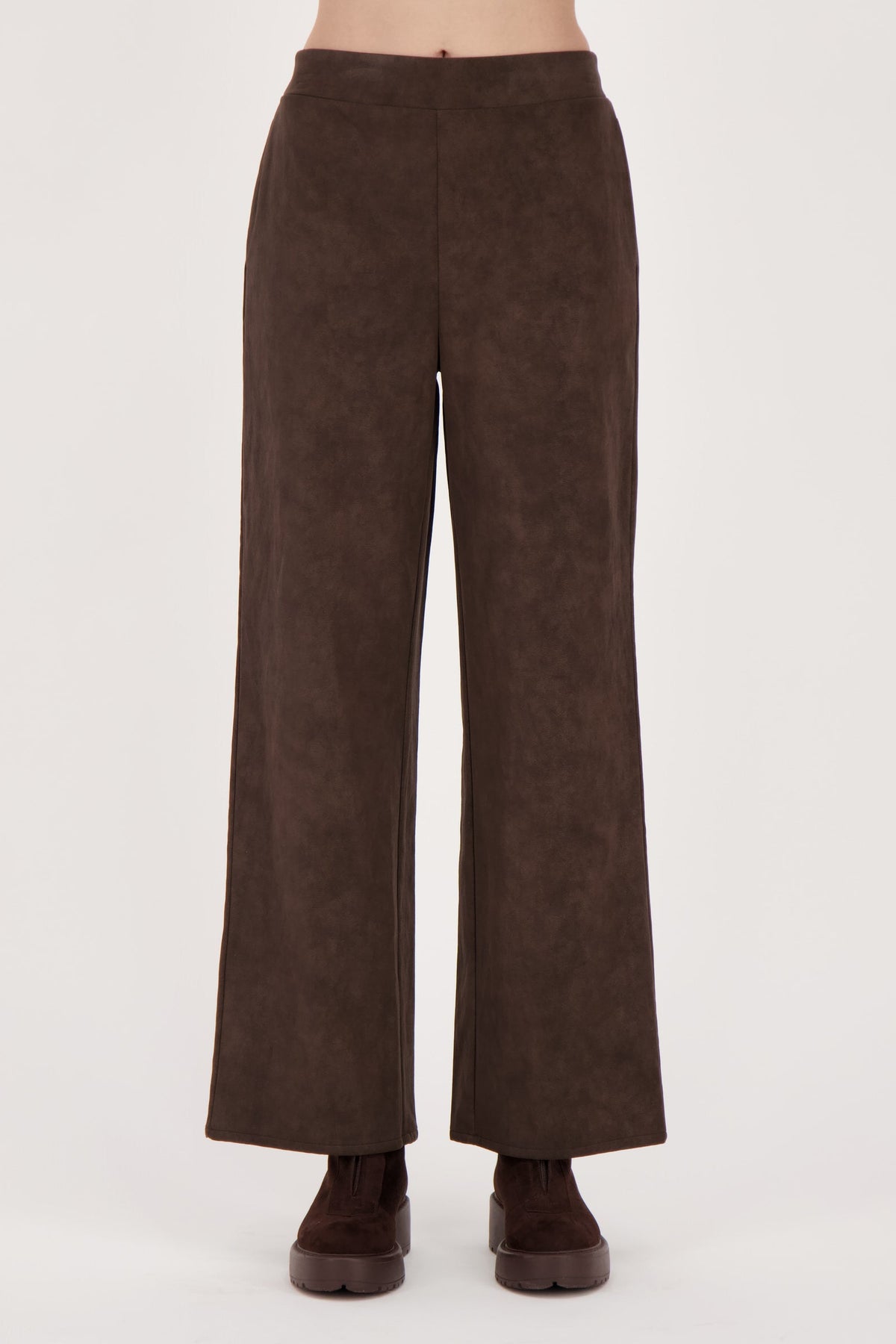 Vegan Nubuck Straight Leg Pant