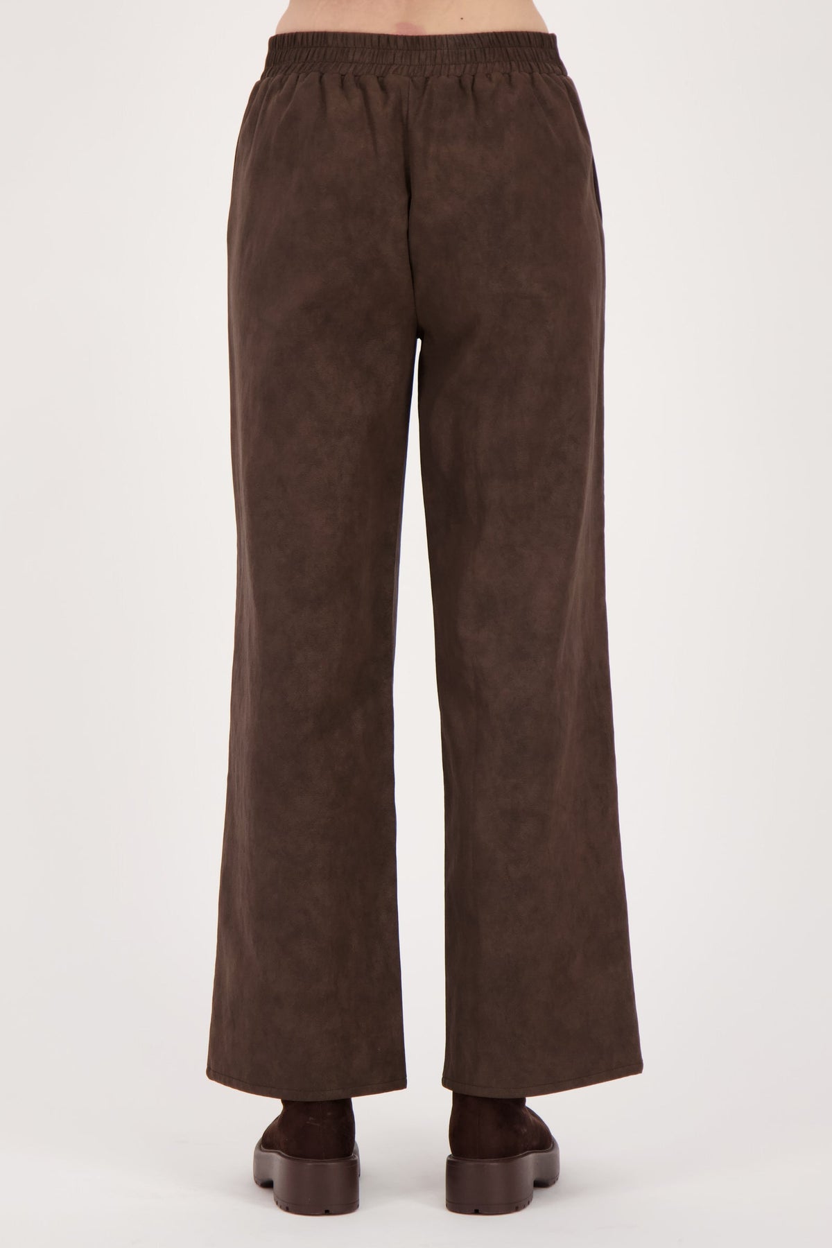 Vegan Nubuck Straight Leg Pant