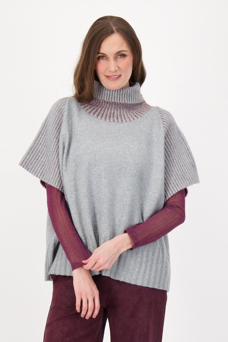 Turtle Neck Sweater Vest