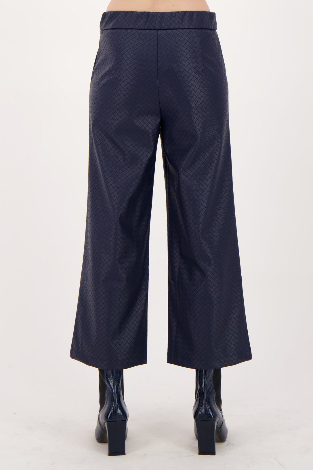Textured Vegan Leather Pant