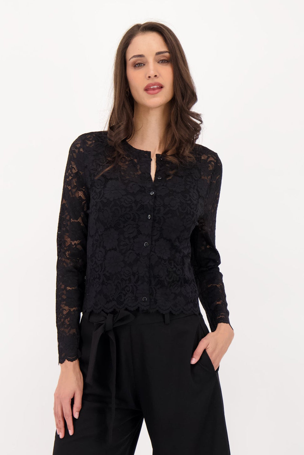 Spandex Lace Cardigan