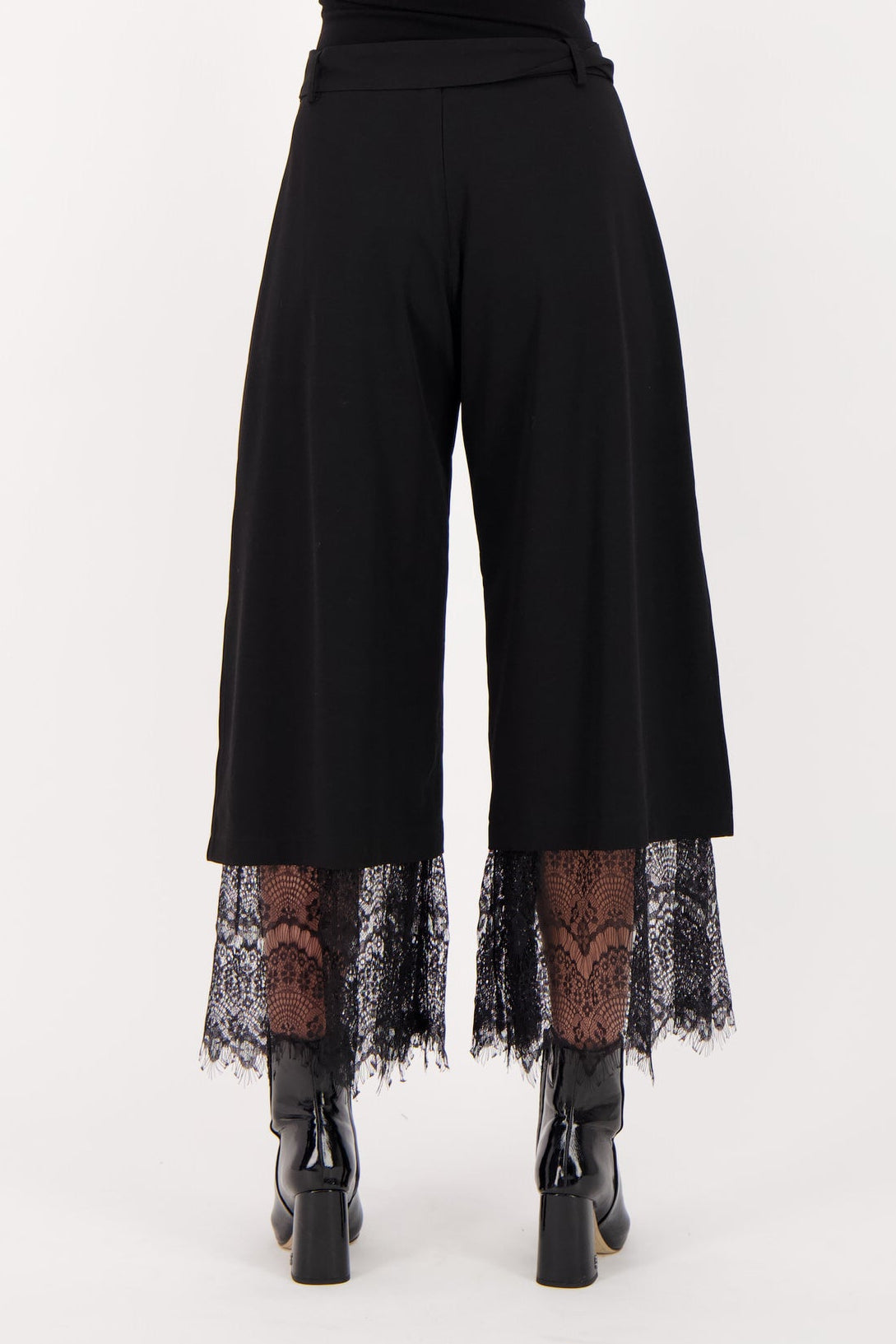 Lace Hem Pants