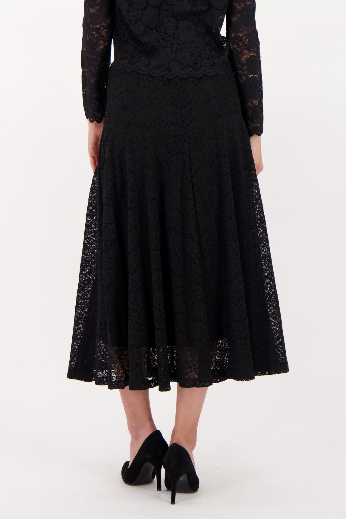Mermaid Cut Spandex Lace Skirt