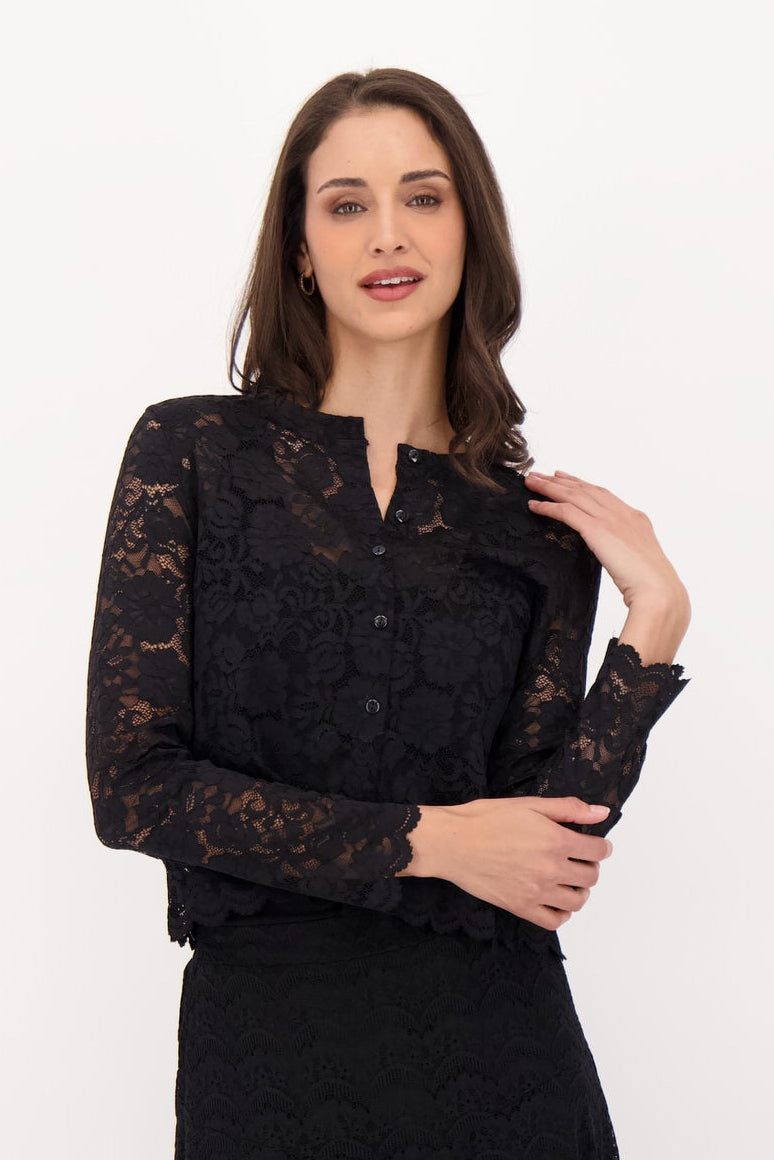 Spandex Lace Cardigan