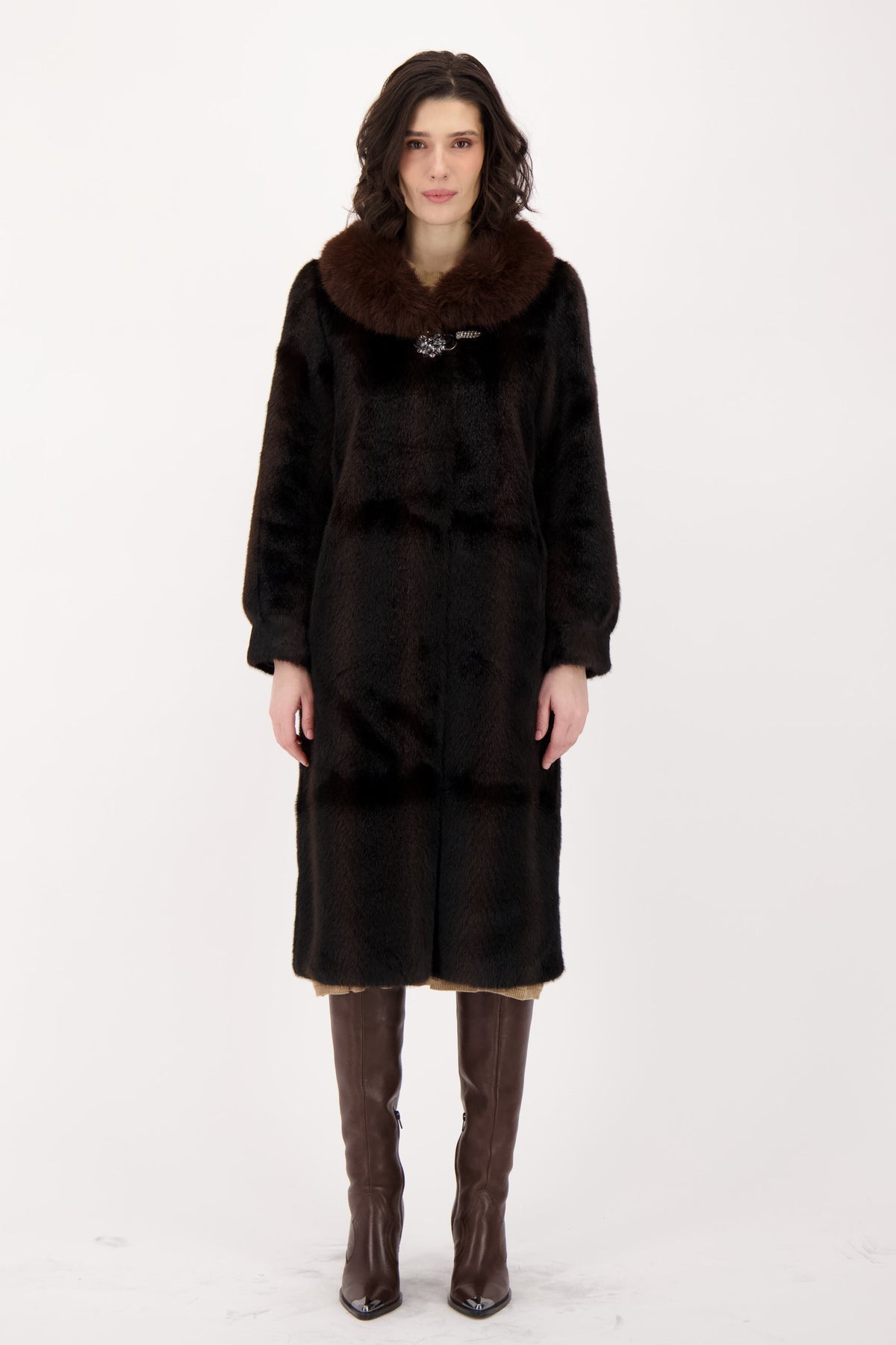 Faux Mink Coat