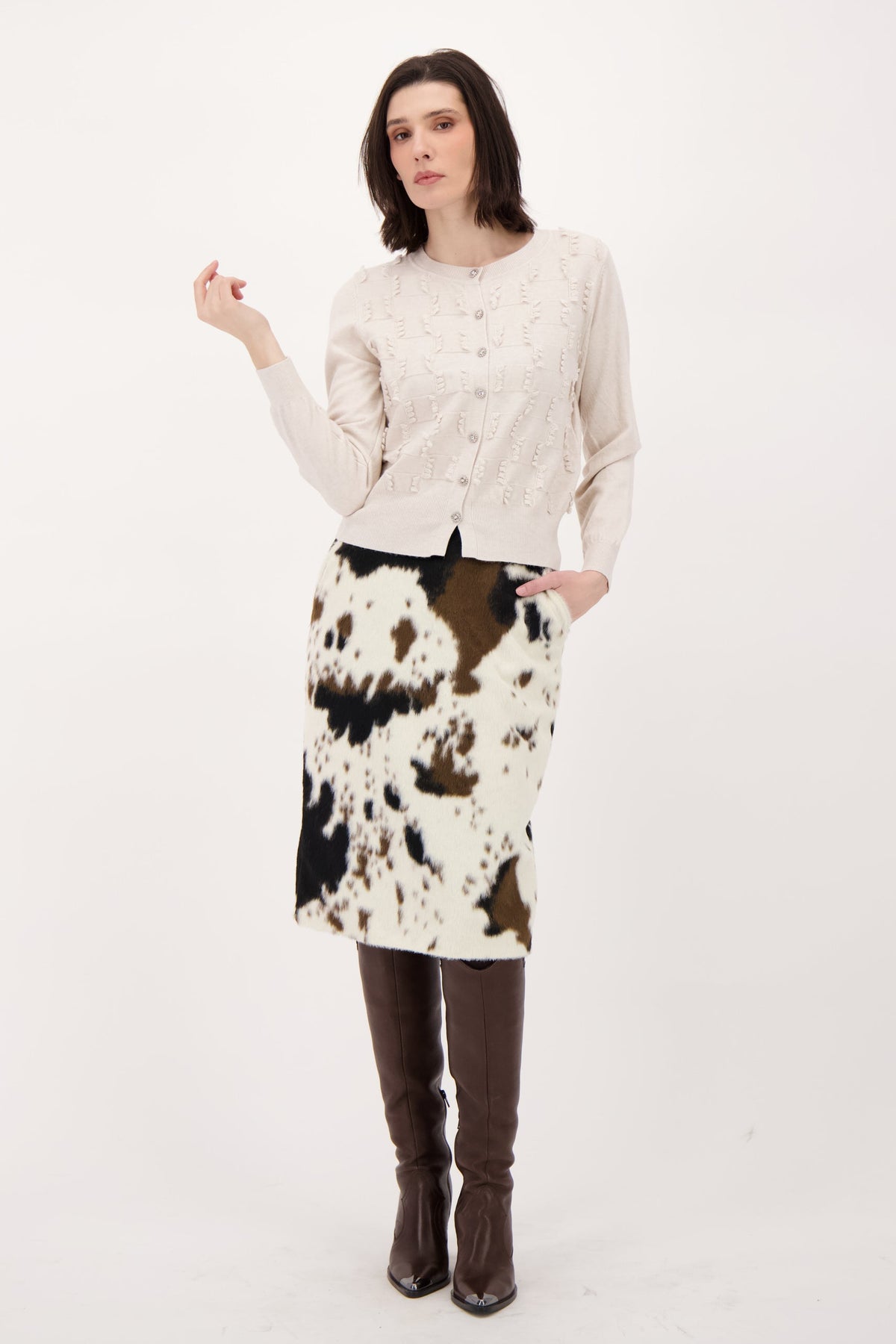 Front Looped Cardigan