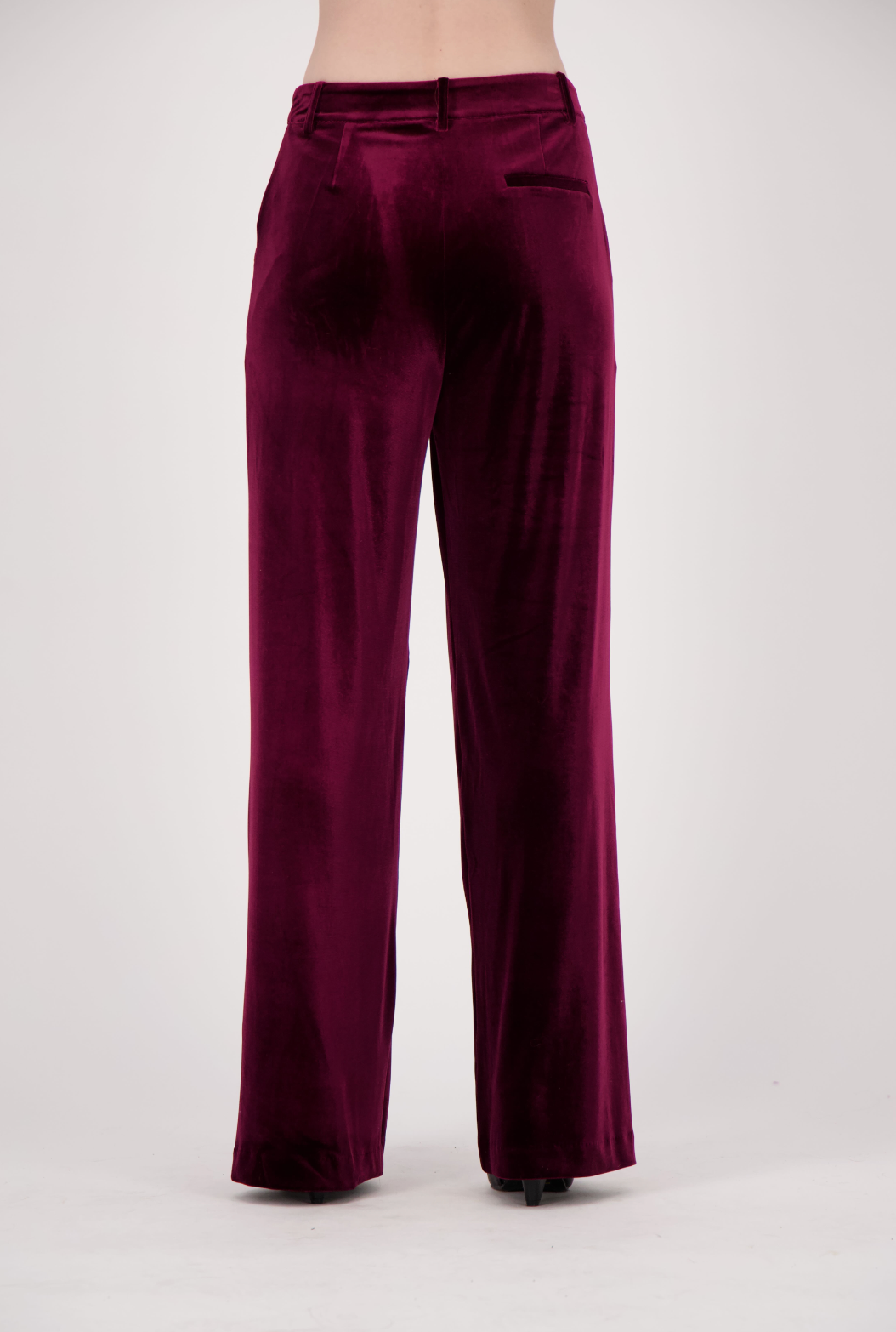 Straight Leg Velvet Pant