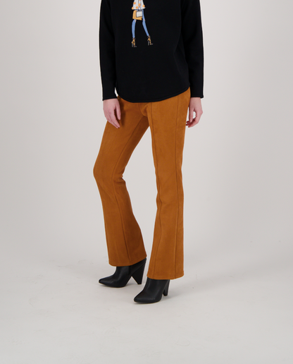 Faux Suede Pant