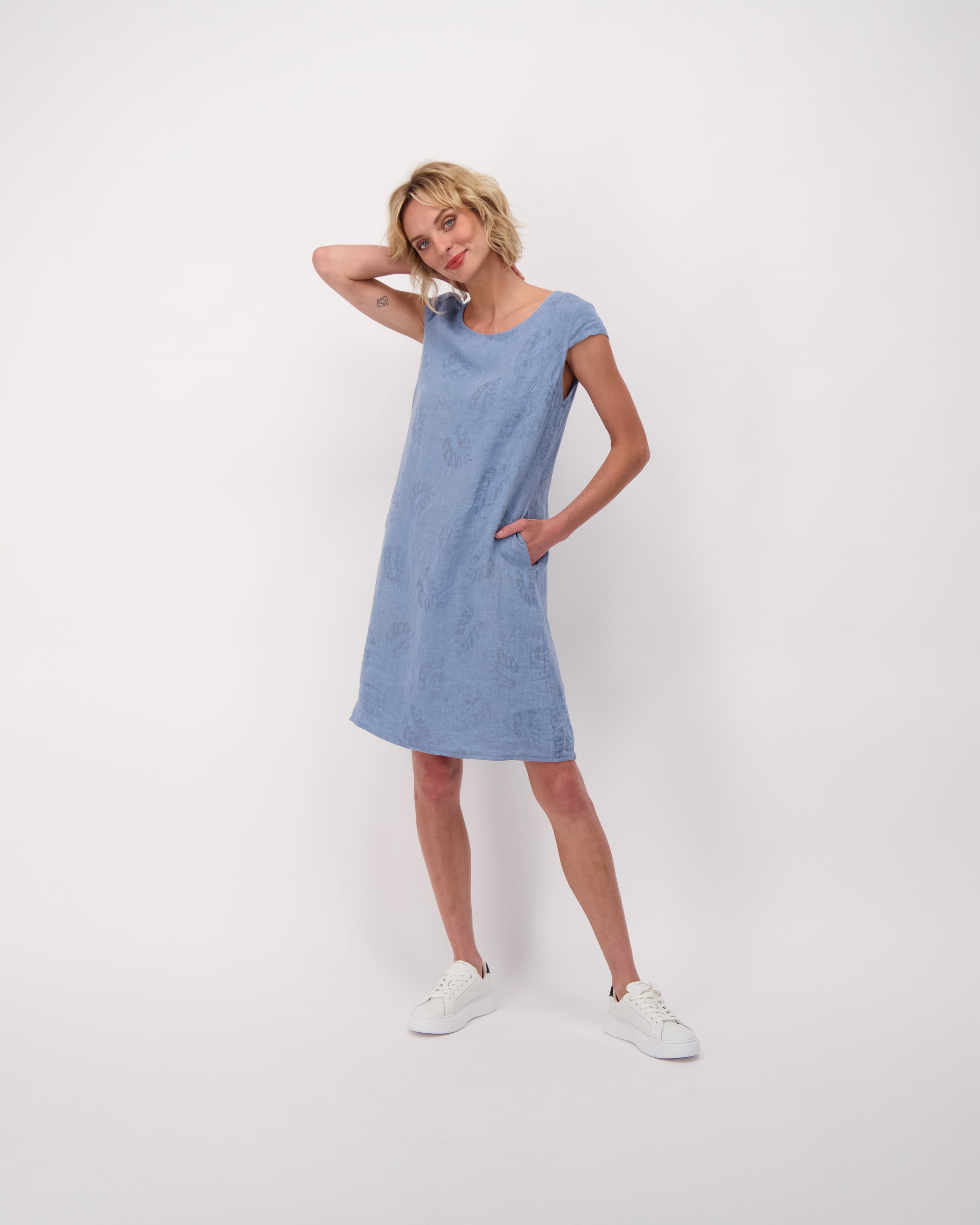 Cotton linen shift clearance dresses