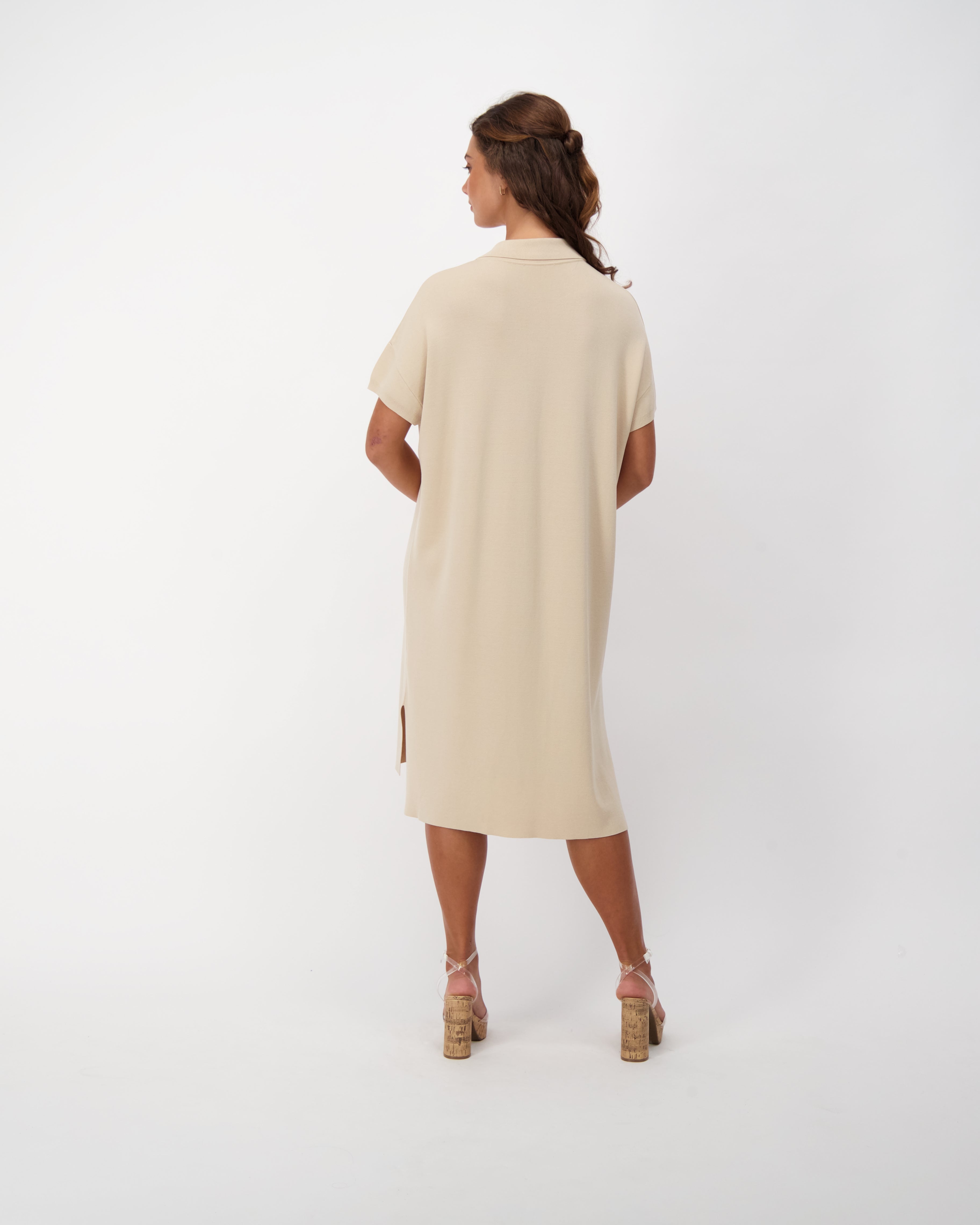 Khaki t hotsell shirt dress