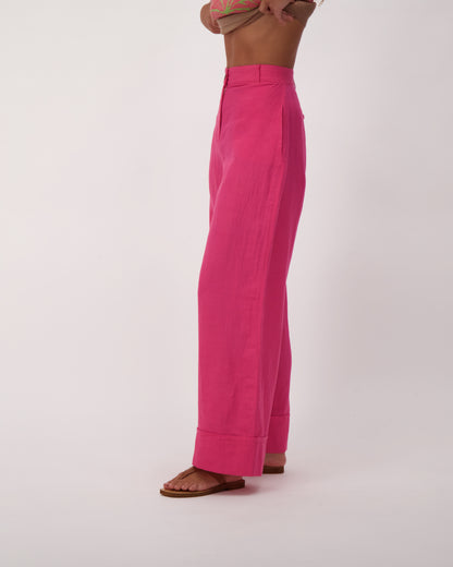 Linen Women Wide Pants 160521d – ISTORIST