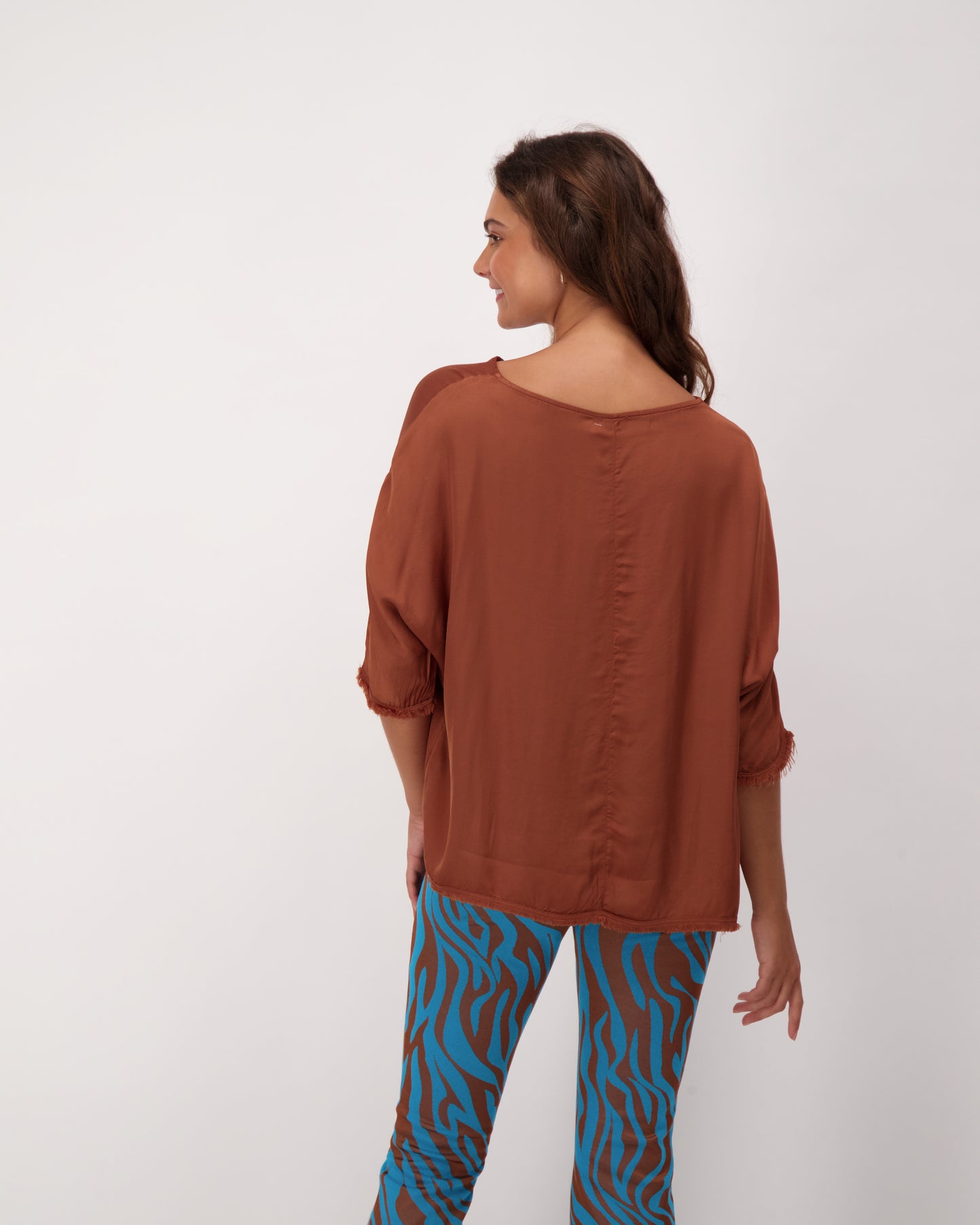 Lush Brown Blouse